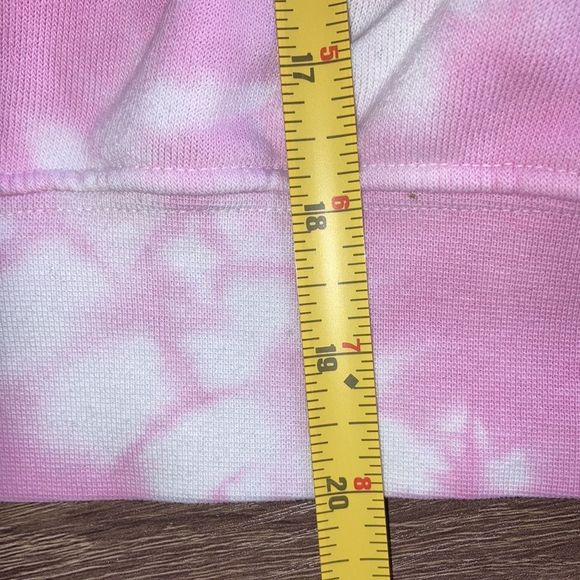 WOMENS WSLY XXS Ecosoft Classic Hoodie in Washed Orchid Tie Dye - Picture 8 of 10